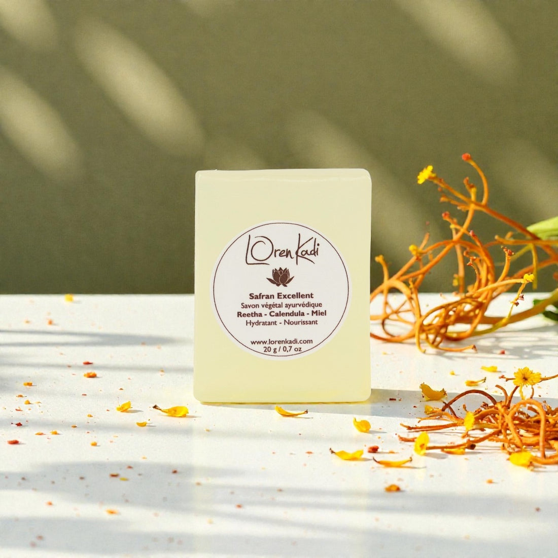 Mini Savon ayurvédique - Safran Excellent