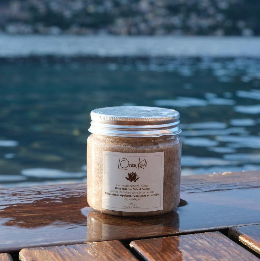 Gommage corps ayurvédique - Rose intense sels &amp; sucre
