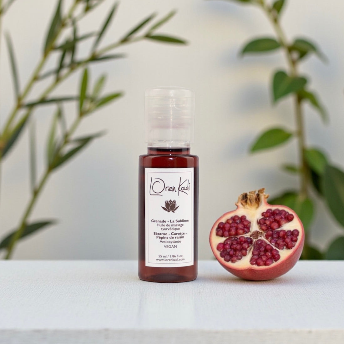 Mini Huile de massage ayurvédique - Grenade - 55ml